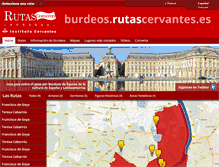 Tablet Screenshot of burdeos.rutascervantes.com